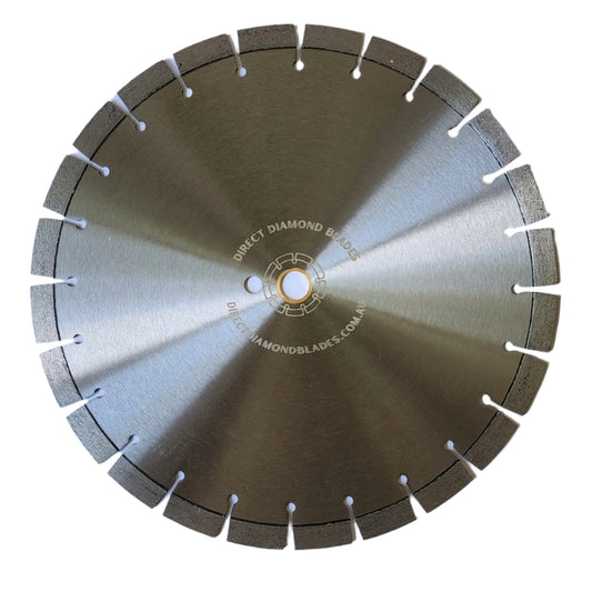 Diamond Cutting Blade: 16” 15mm Segments – Brick & Hard Material (Wet/Dry)