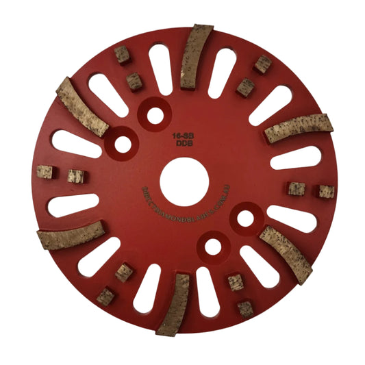 10″(230mm) 16# Soft Bond 18-Dual Segment (10mm thickness)grinding disc