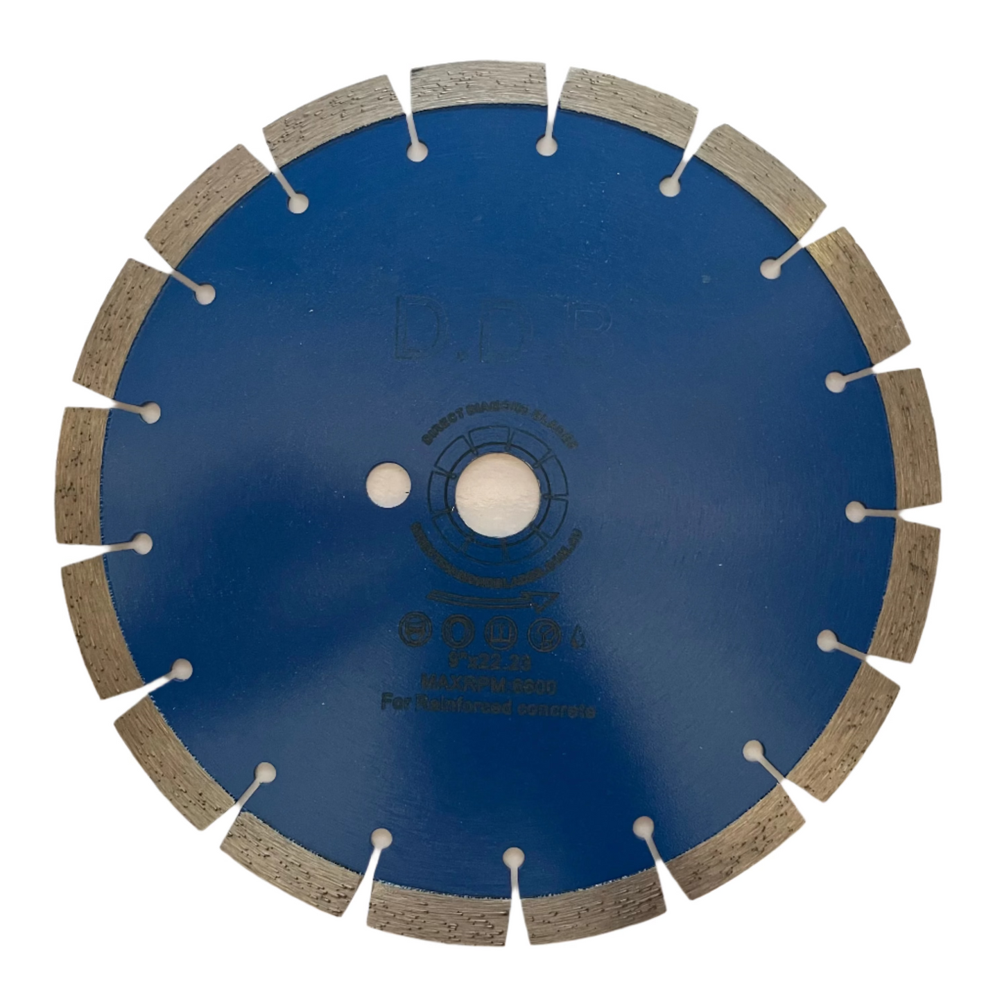 Diamond Cutting Blade: 9″ High Performance – Reinforced Concrete (Wet/Dry)