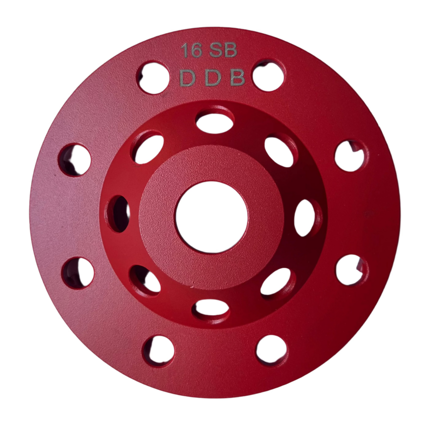 Diamond Cup Wheel: 5″ 8+8 Segment, 6mm 16# (Soft Bond)