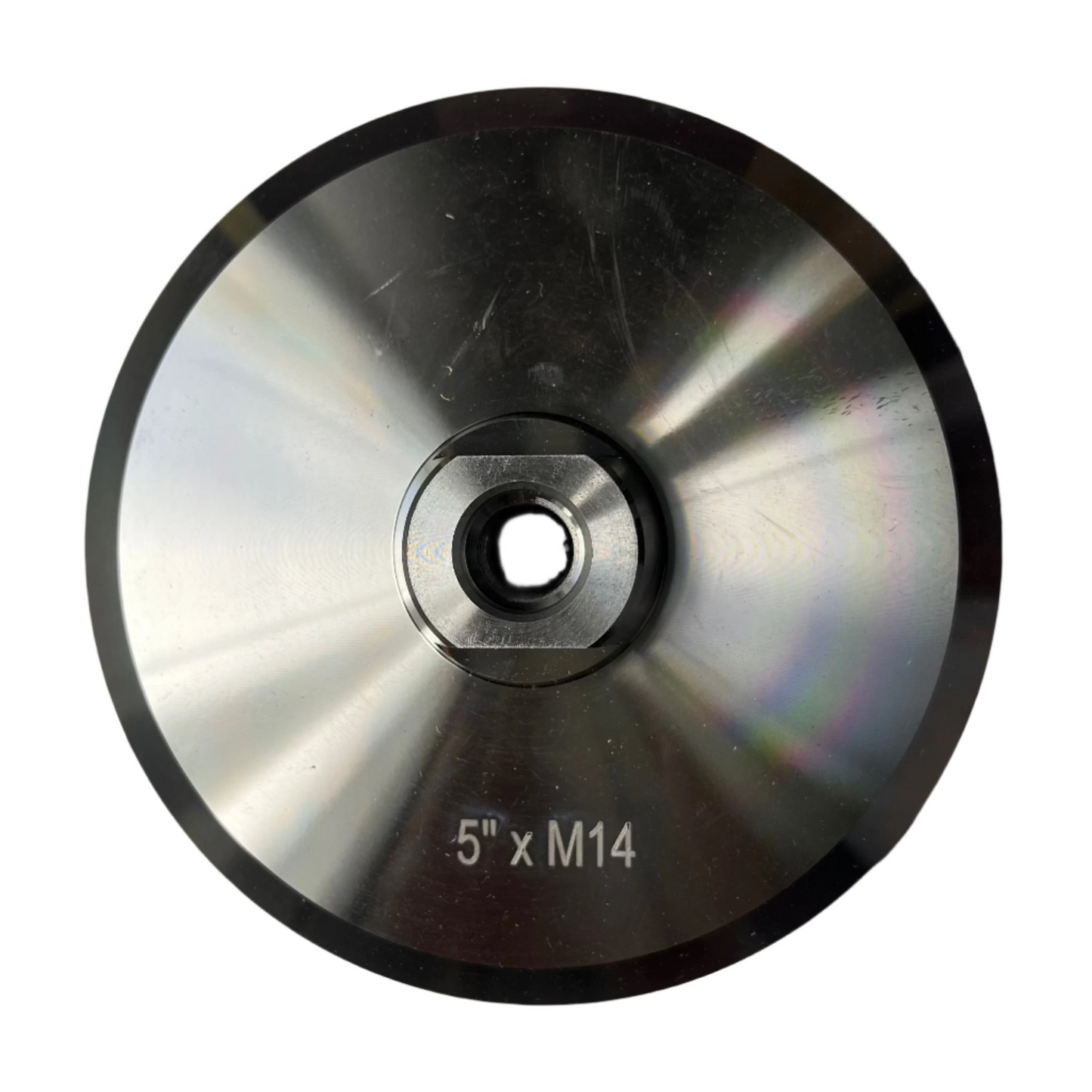 Aluminum Velcro Backing Pad: 125mm (5″) M14