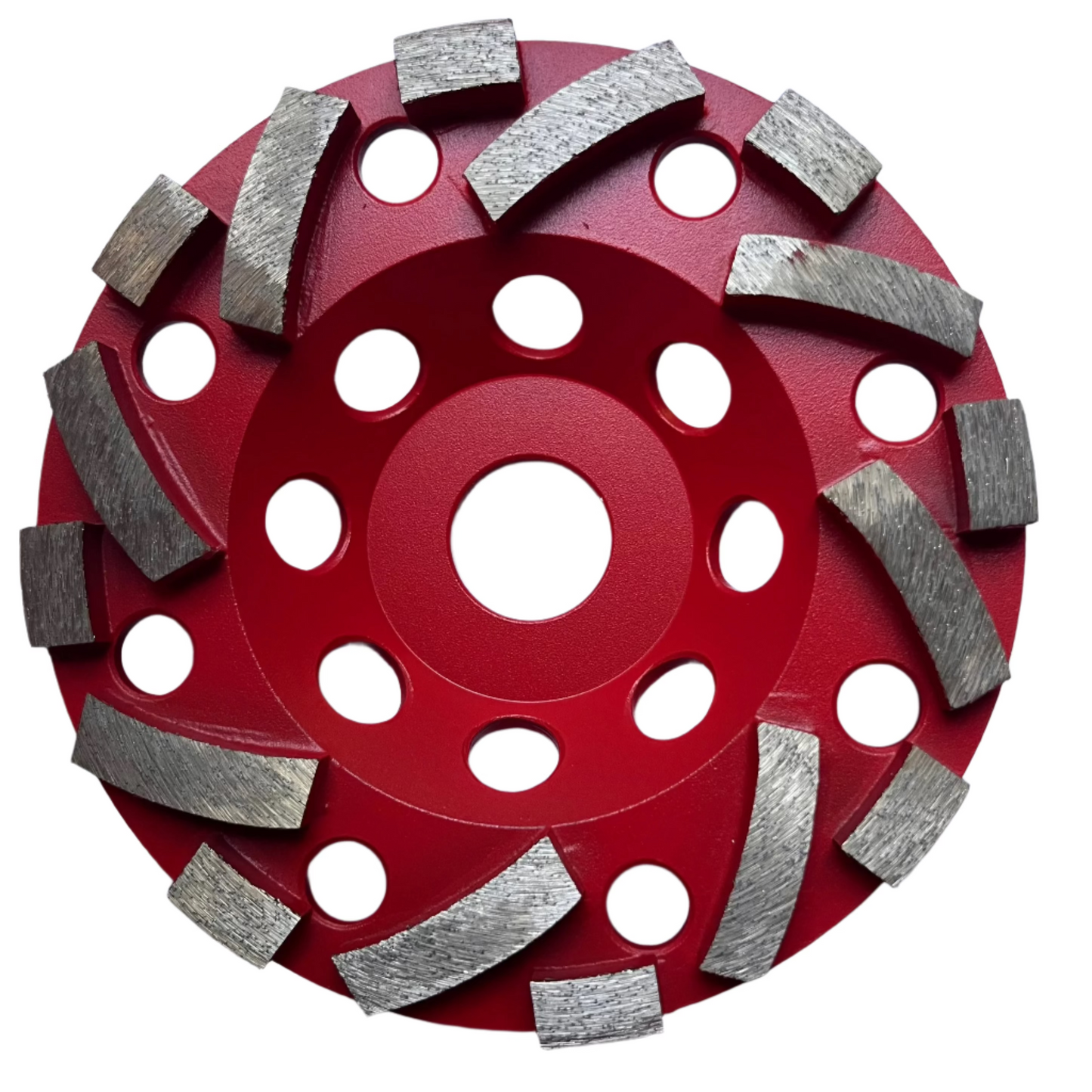 Diamond Cup Wheel: 5″ 8+8 Segment, 6mm 16# (Soft Bond)