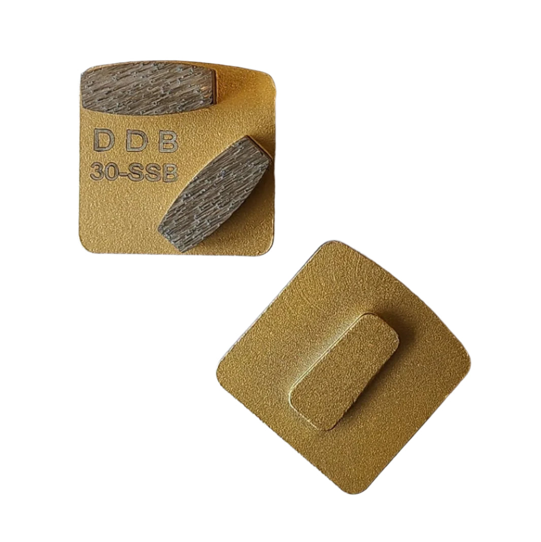 Redi-Lock Set: 13mm 30# Super Soft Bond Double Oval Diamond Segments for Husqvarna Pkg. 9