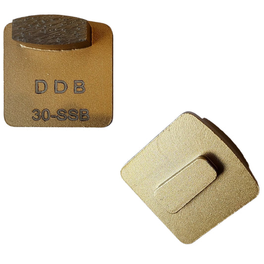 Redi-Lock Set: 13mm 30# Super Soft Bond Single Oval Diamond Segments for Husqvarna Pkg. 9