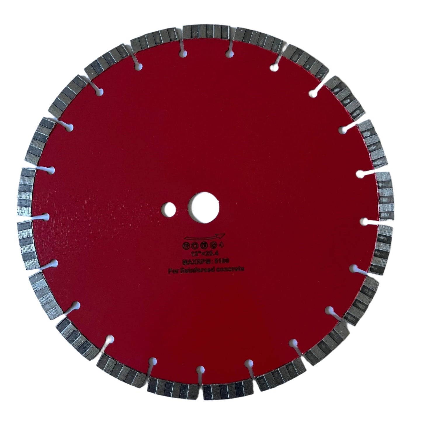 Diamond Cutting Blade: 12″ 305mm – Reinforced Concrete (Wet/Dry)