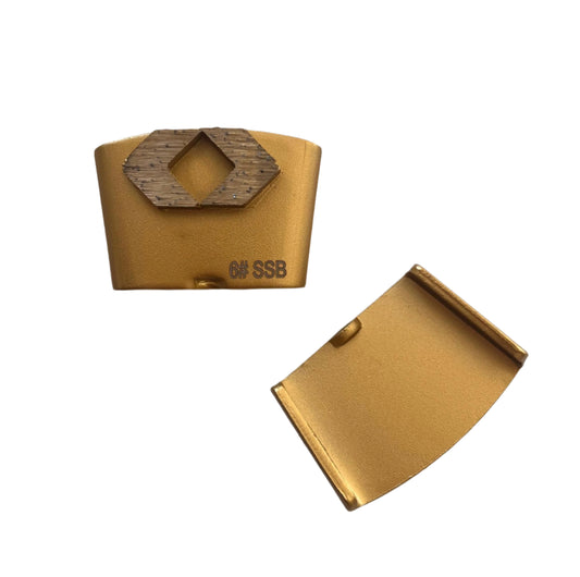 HTC set: 12mm 6# Super Soft Bond Double Arrow Diamond Segments Pkg. 9