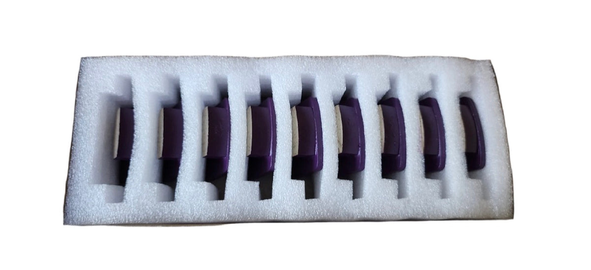Redi-Lock Set: 13mm 30# Soft Bond Double Coffin Diamond Segments for Husqvarna Pkg. 9