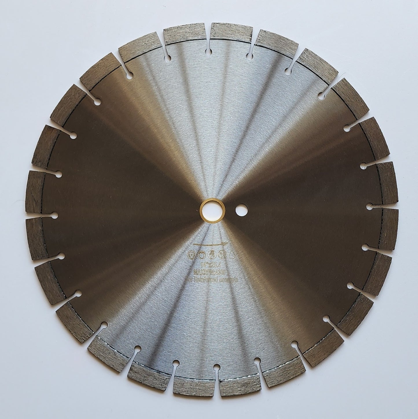 Diamond Cutting Blade: 14″ High Performance – Reinforced Concrete (Wet/Dry)