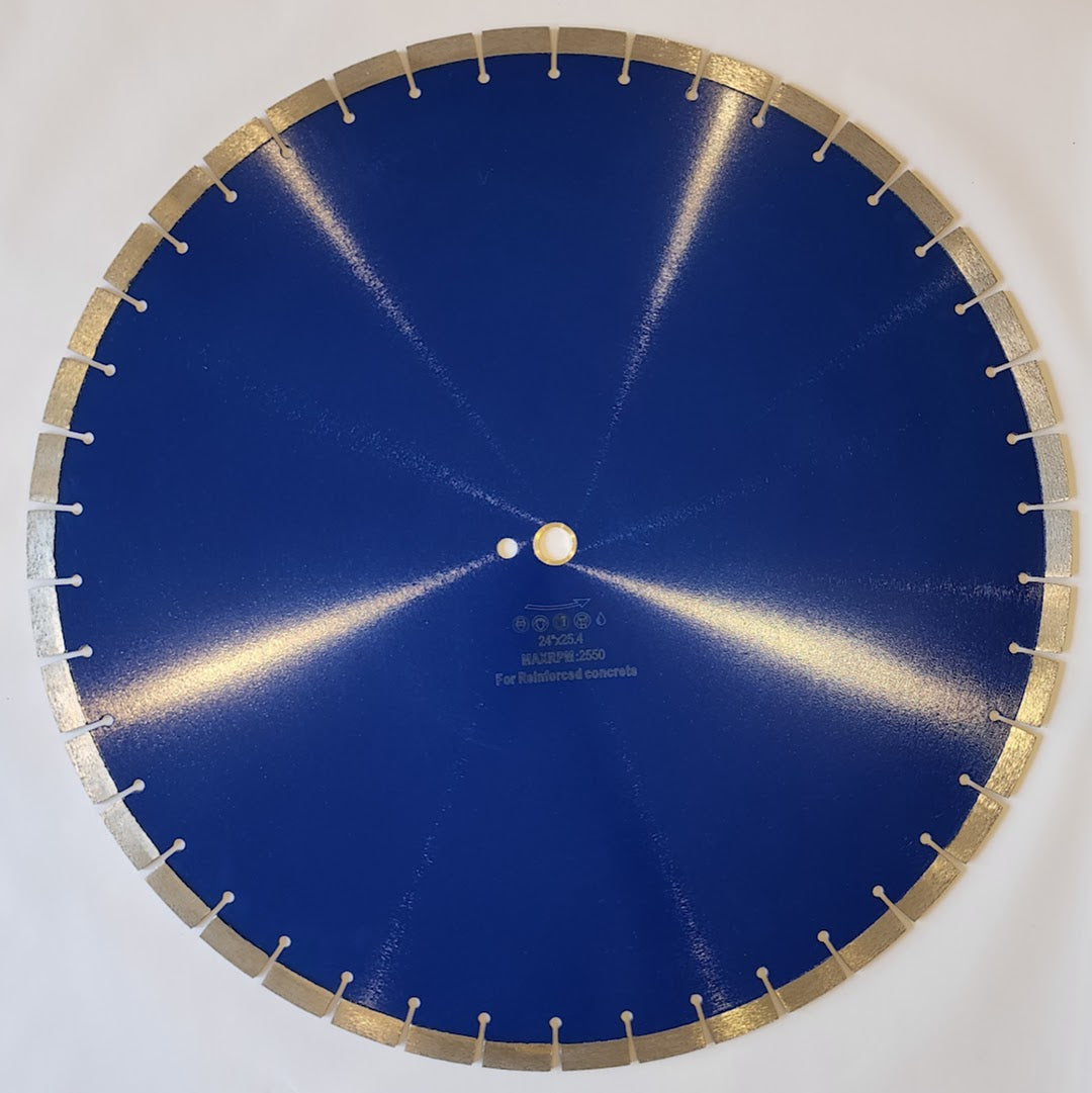 Diamond Cutting Blade Road Saw: 24″ High Performance – Reinforced Concrete