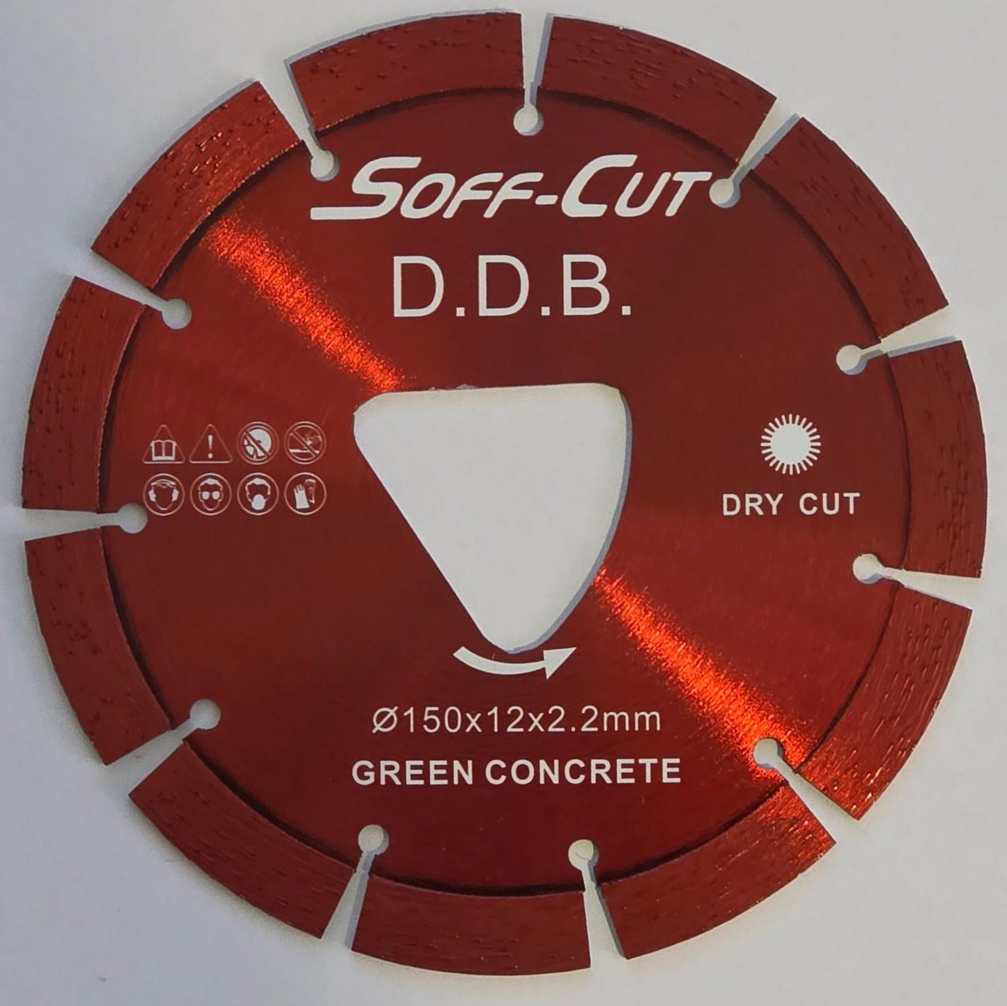 Soff-Cut Green Concrete Diamond Blade 150mm 6",Made in Korea.