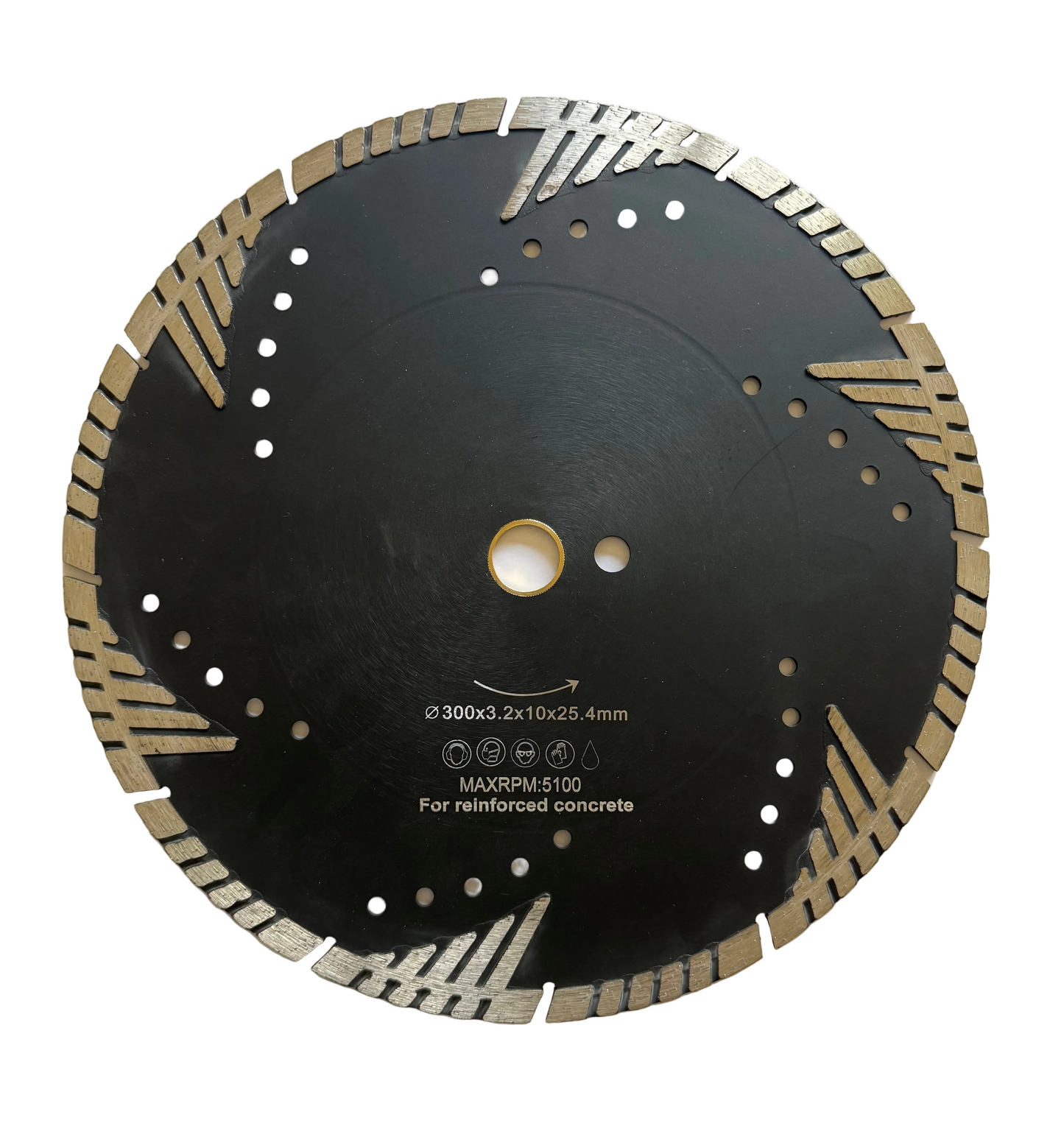 Supreme Diamond Blade: 12" (300mm) Tornado Diamond Cutting Blade