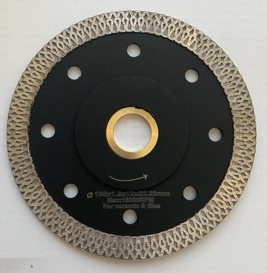 4" high performance Diamond Cutting Blade for  Ceramic or tiles