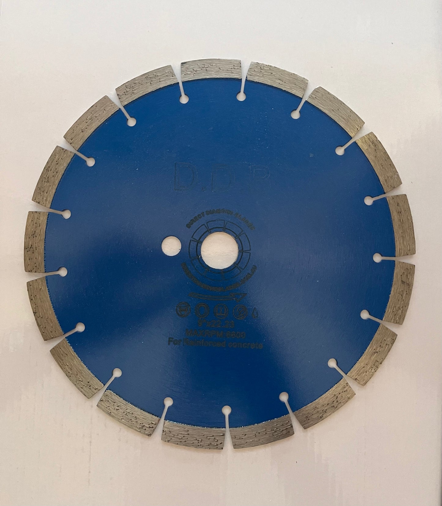 Diamond Cutting Blade: 9″ High Performance – Reinforced Concrete (Wet/Dry)