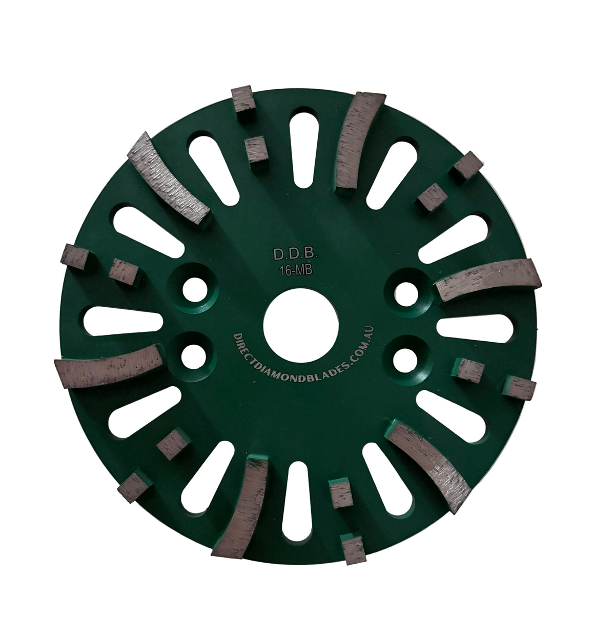 Diamond Grinding Plate 10″ (250mm) 16# Medium Bond 18-Dual Segment (10mm thickness)