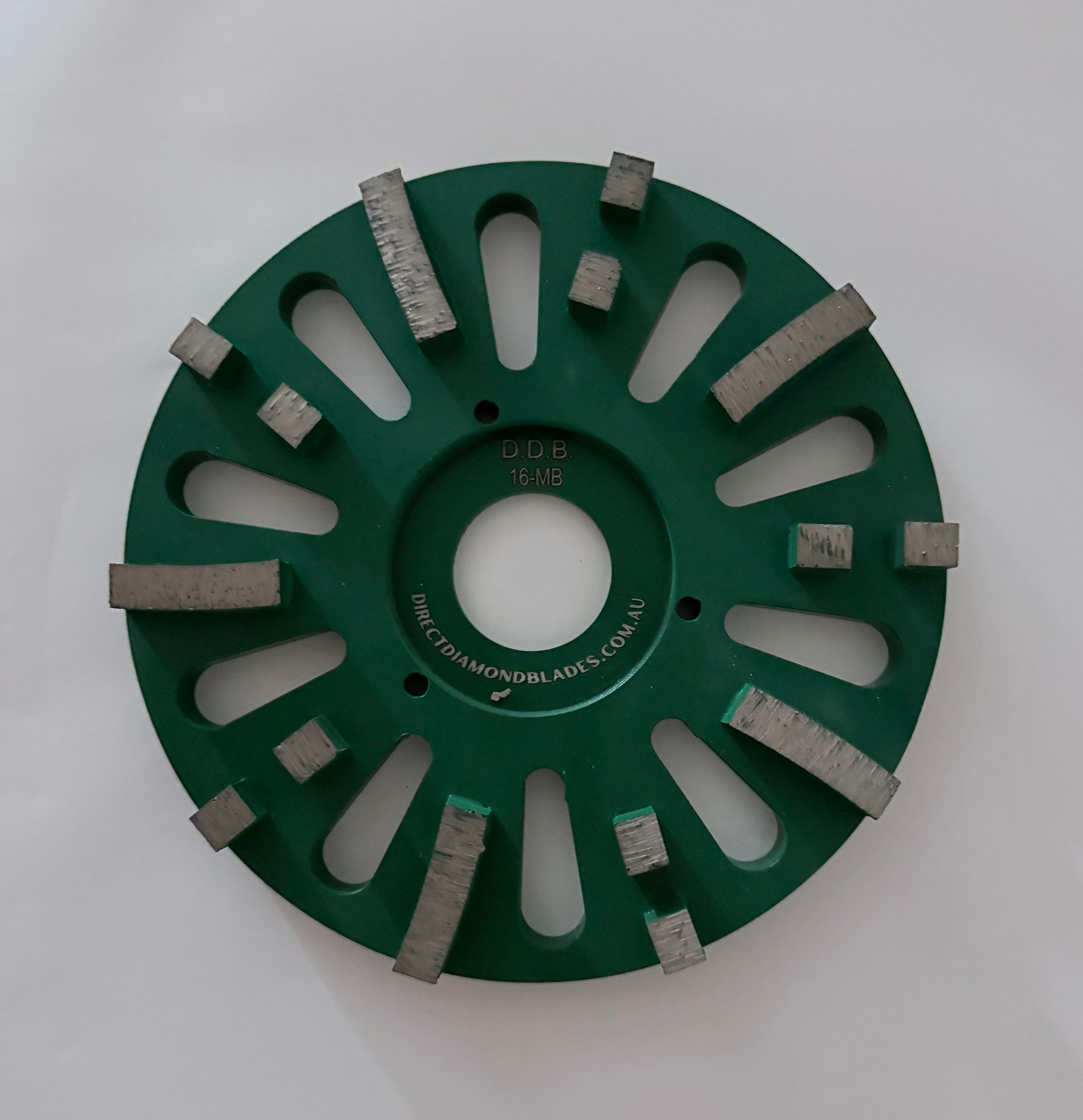 Diamond Grinding Plate: 8” (200mm) 16# Medium Bond (10mm thickness ...