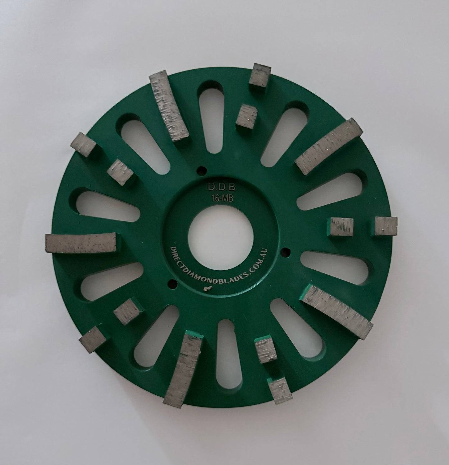Diamond Grinding Plate: 8” (200mm) 16# Medium Bond  (10mm thickness)