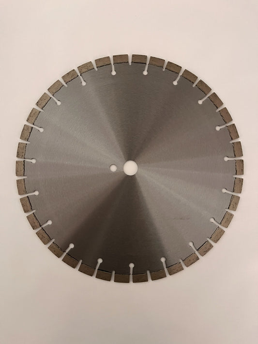 Diamond Cutting Blade: 14” 15mm Segments – Brick & Hard Material (Wet/Dry)